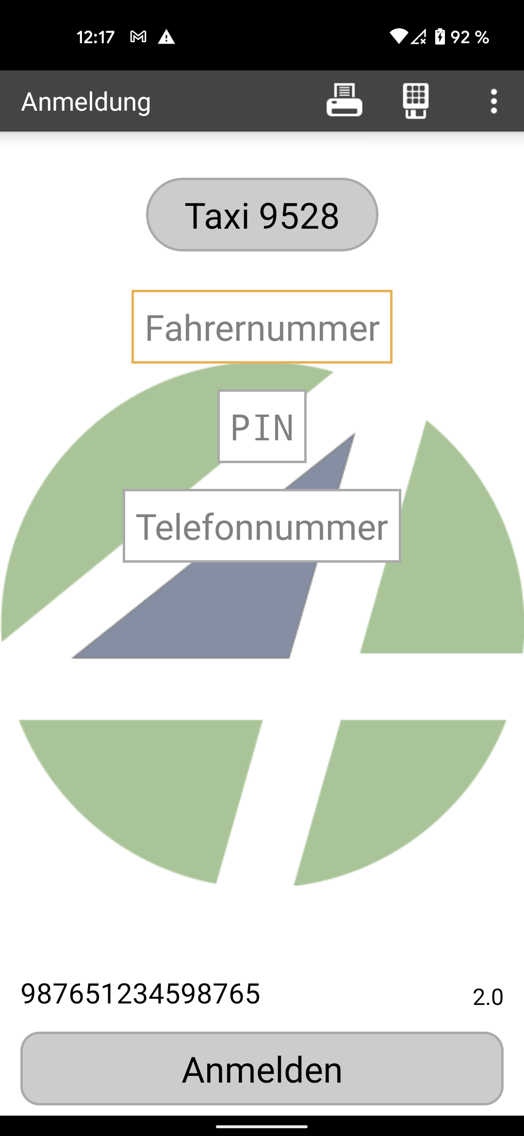 App screenshot