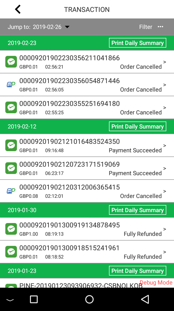 App screenshot