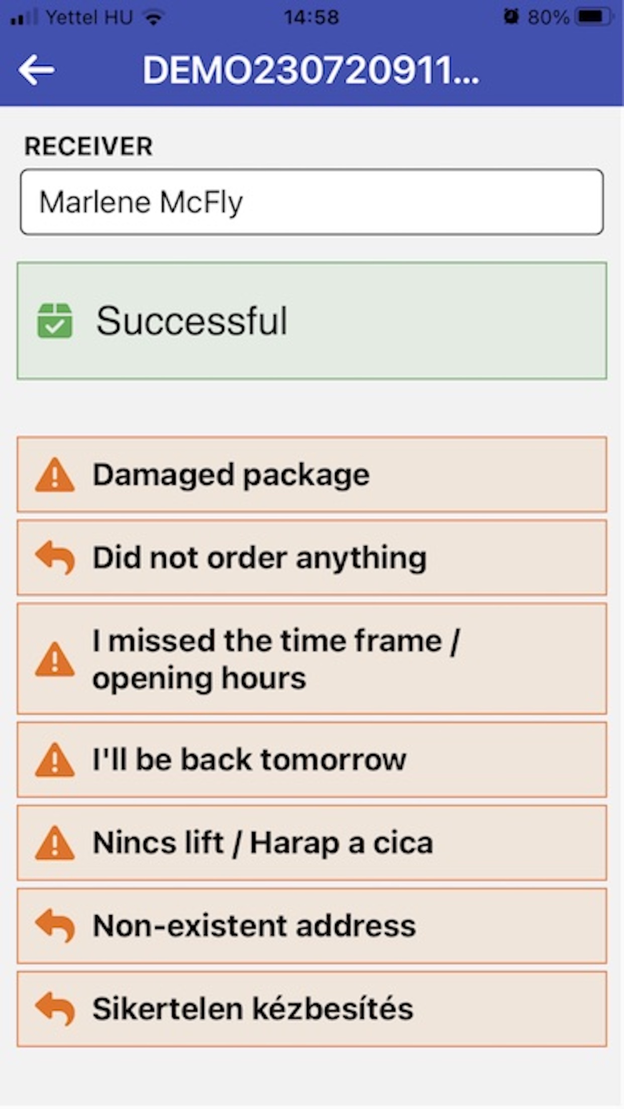 App screenshot