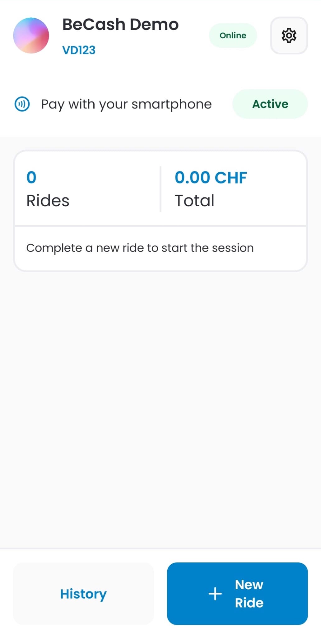 App screenshot