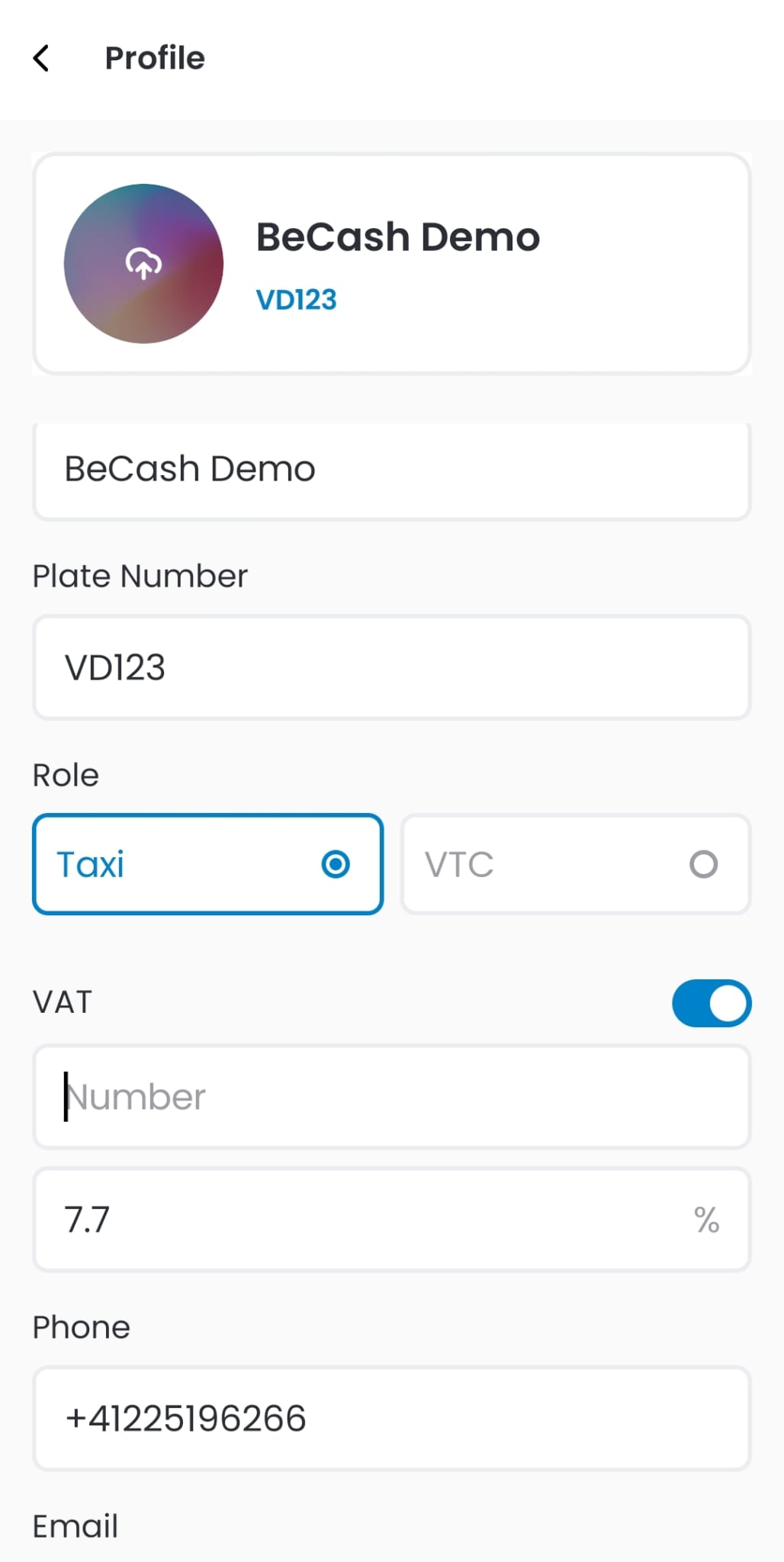 App screenshot