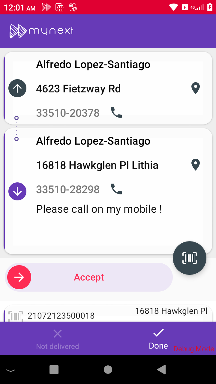 App screenshot
