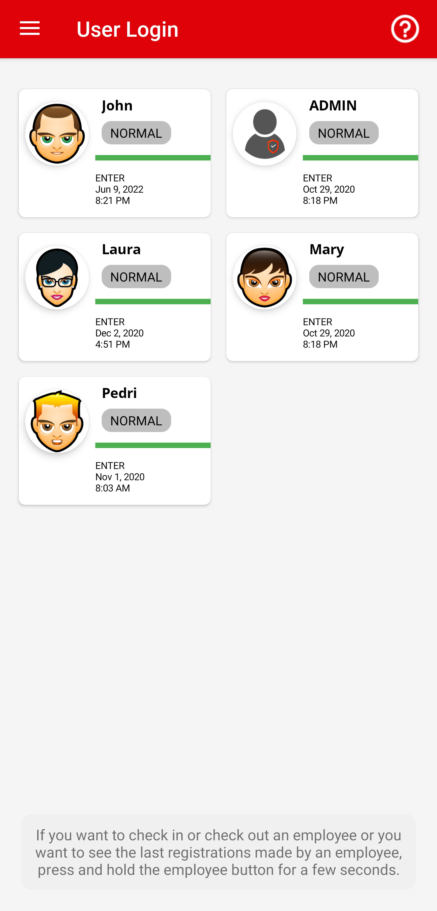 App screenshot