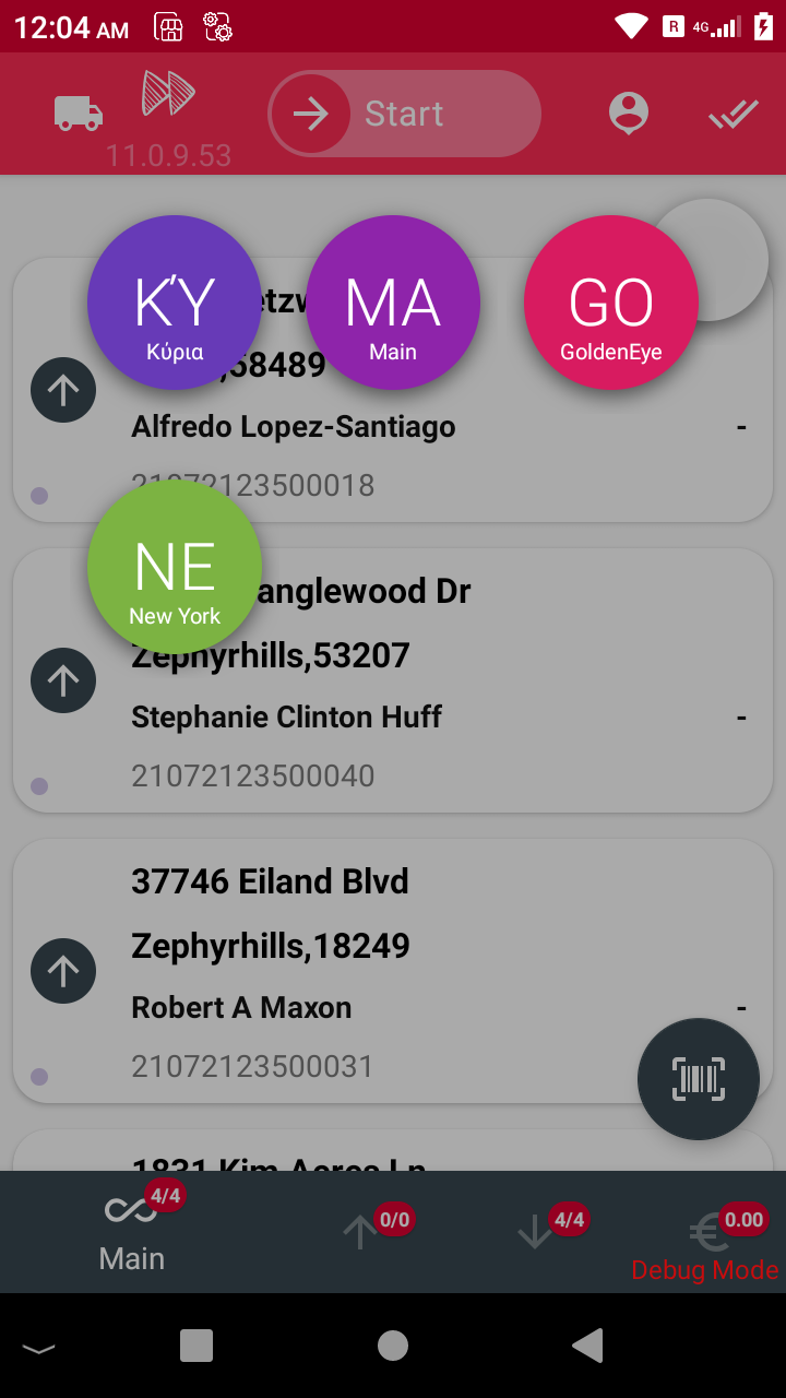 App screenshot