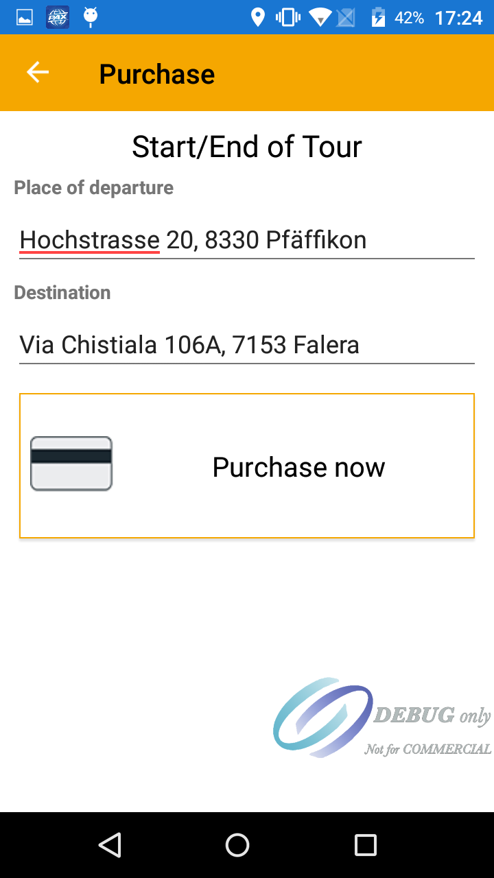 App screenshot
