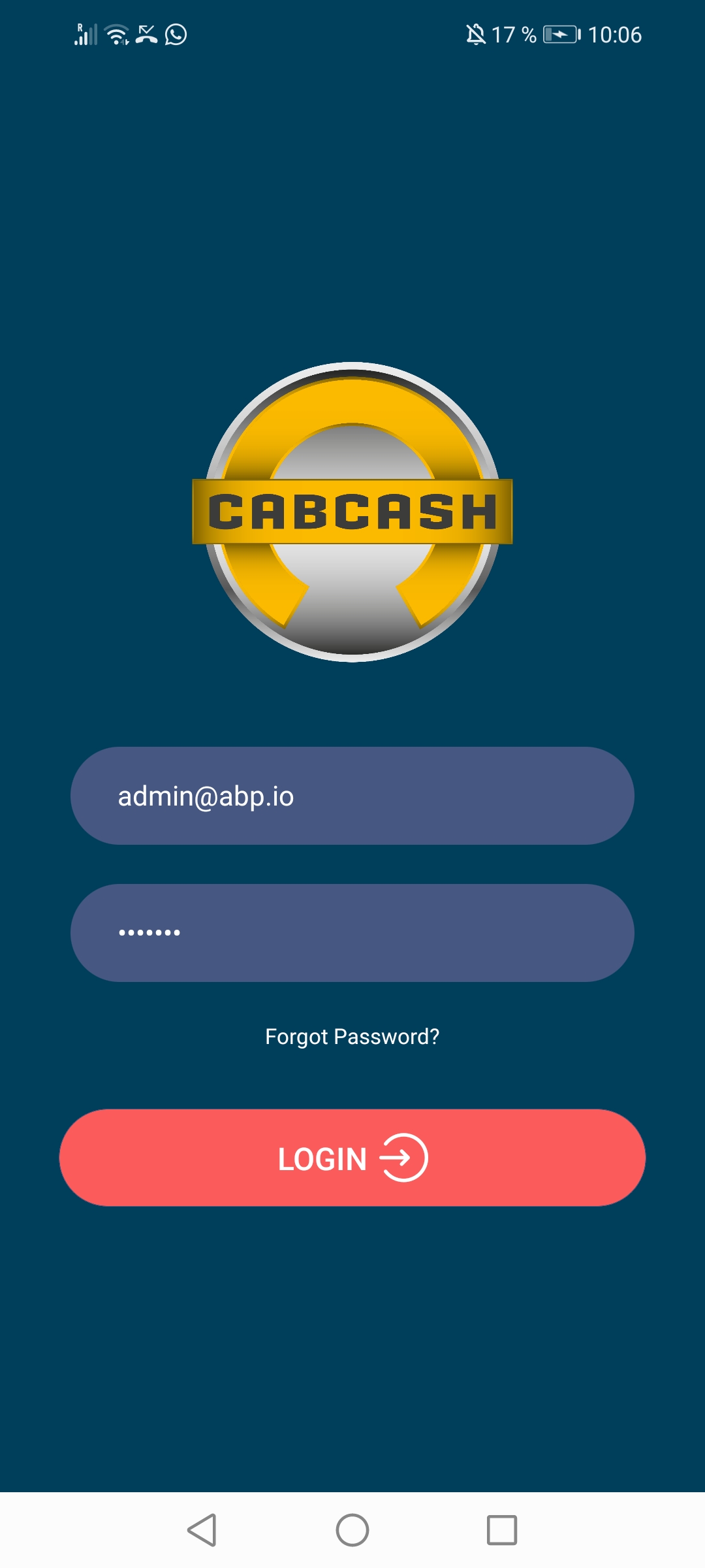 App screenshot