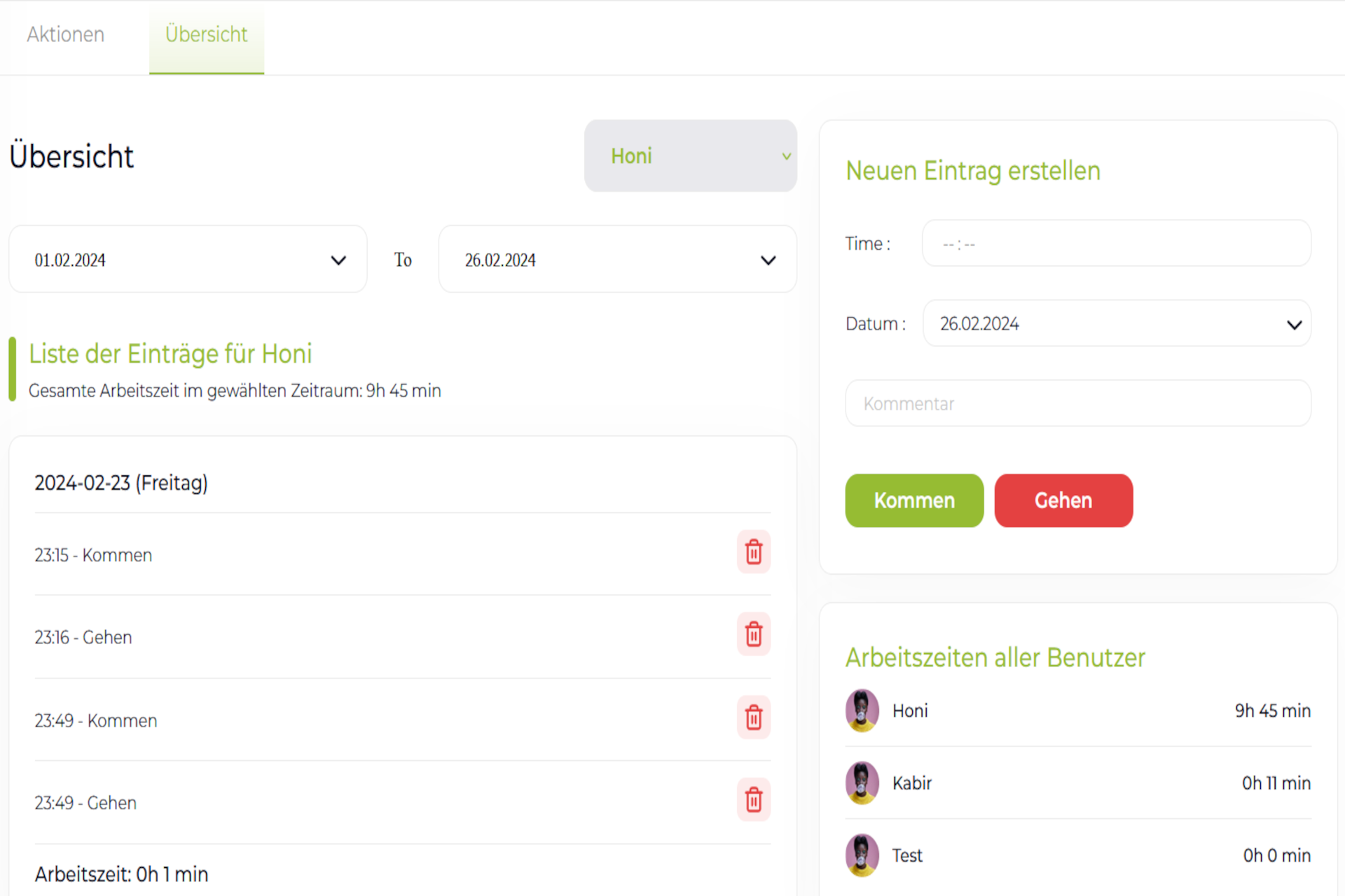App screenshot